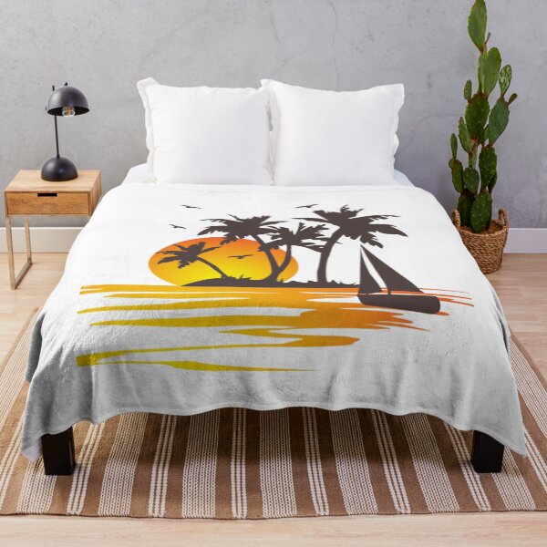 Item preview, beautiful summer with tall palm trees designed and sold by thomasett.