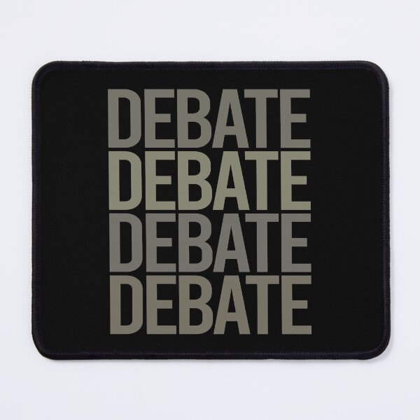 Item preview, Gray Text Art Debate designed and sold by StoreCalamity.