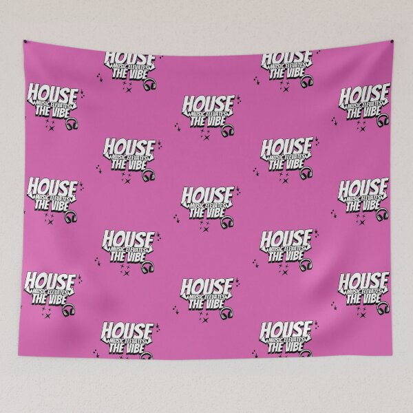 Item preview, House Music Elevates The Vibe (white) designed and sold by Discothreadz.