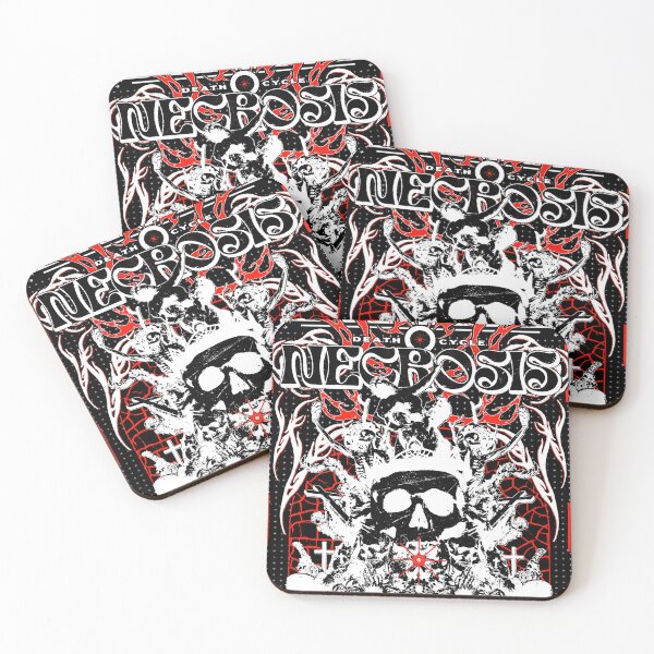 Item preview, Necrosis white red designed and sold by URBAN LEADS.
