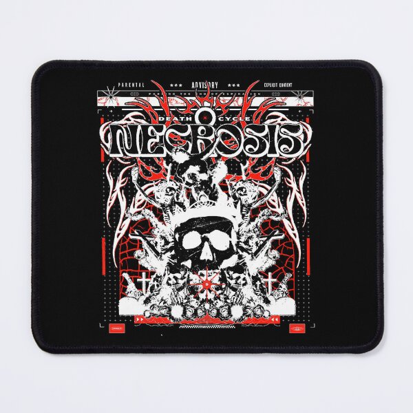 Item preview, Necrosis white red designed and sold by URBAN LEADS.