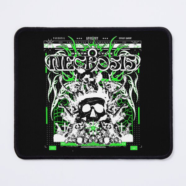Item preview, Necrosis white green designed and sold by URBAN LEADS.