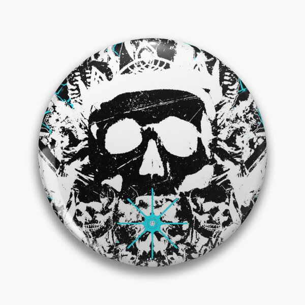 Item preview, Necrosis white blue designed and sold by URBAN LEADS.