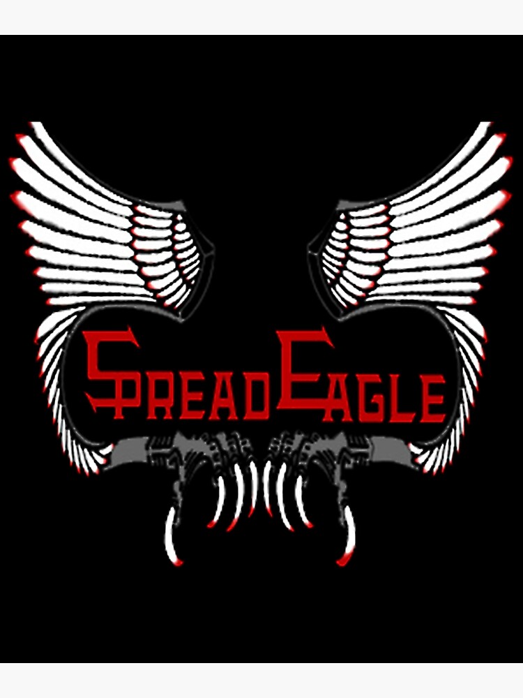"The amazing logos album cover The SPREAD EAGLE rock band" Poster for