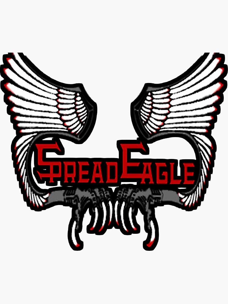 "The amazing logos album cover The SPREAD EAGLE rock band" Sticker for