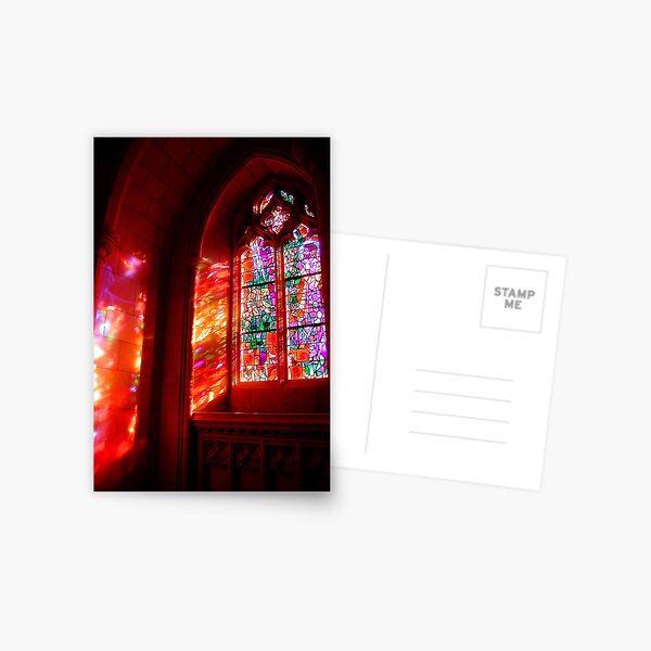 Window of Fire and Light Postcard