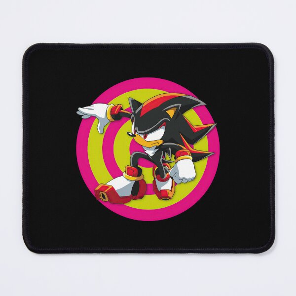 Item preview, Dark Grey Shadow The Hedgehog circle pink  designed and sold by Clifford2011.