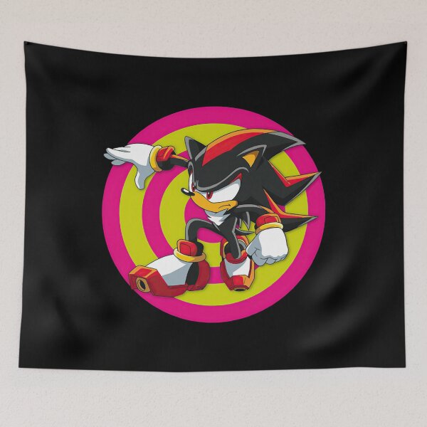 Item preview, Dark Grey Shadow The Hedgehog circle pink  designed and sold by Clifford2011.