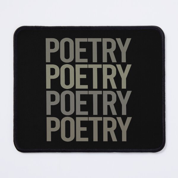 Item preview, Gray Text Art Poetry Poem Poet designed and sold by StoreCalamity.