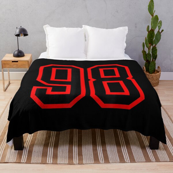 Item preview, Jersey Number #98 Red Black Sports Birthday Lucky Number 98 designed and sold by Nicholaswikstro.