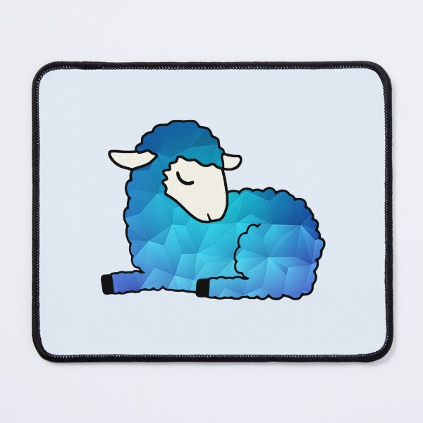Item preview, Faceted blue lamb designed and sold by Camilla Wynter.