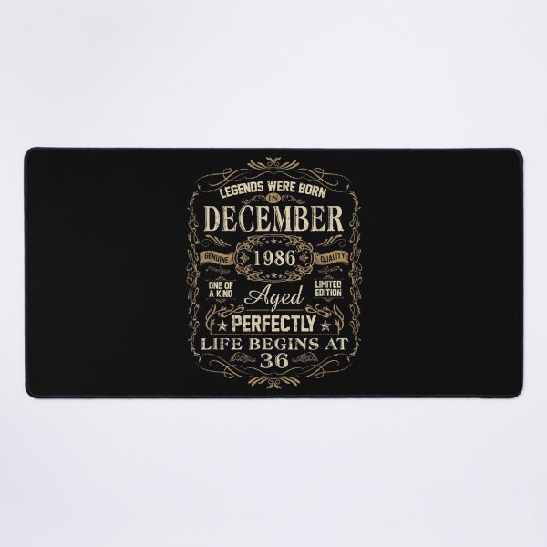 Item preview, 36th Birthday Legends Were Born In December 1986 designed and sold by Nicholaswikstro.