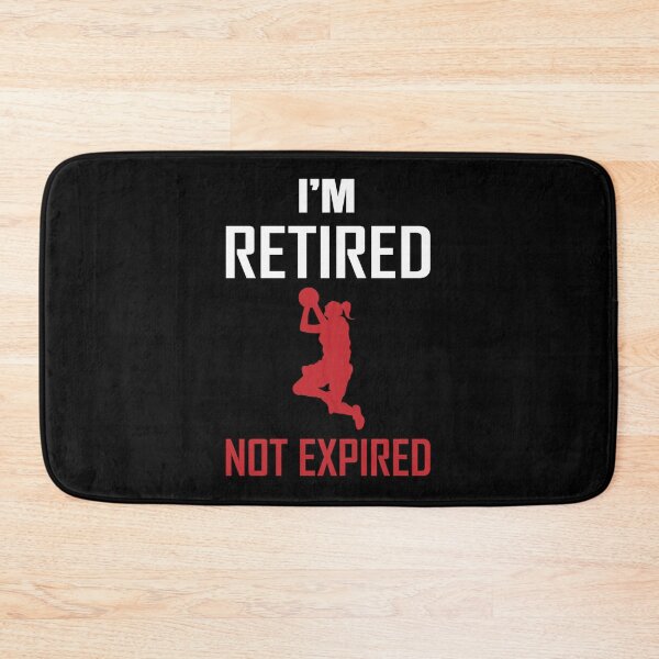 Item preview, I'm Retired Not Expired-Basketball Gift Sticker designed and sold by flvbelgrace.