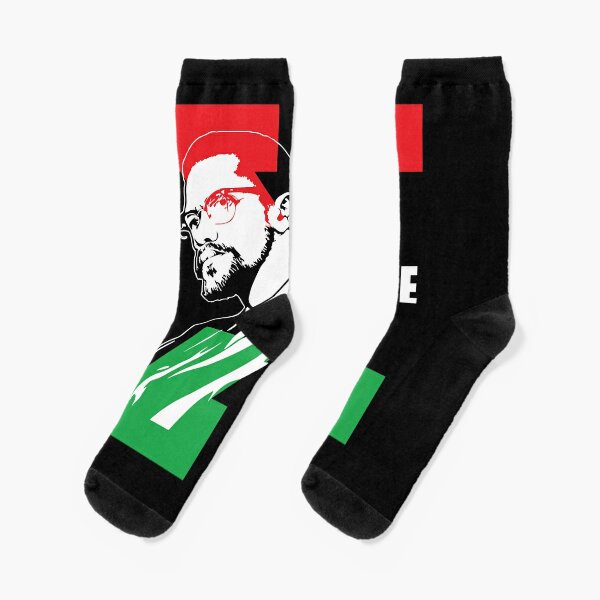 Malcolm X Socks for Sale | Redbubble