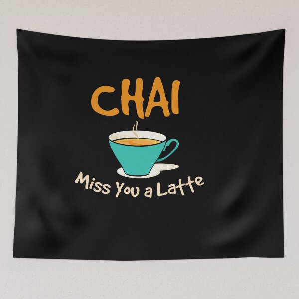 Item preview, CHAI MISS YOU A LATTE FUNNY HEBREW JEWISH LATTE LOVER designed and sold by sobriowslen.