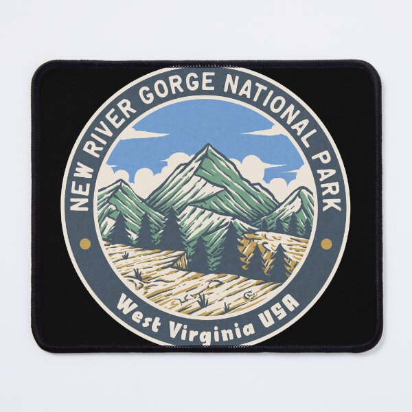 Item preview, New River Gorge National Park Vintage Mountains designed and sold by JordanHolmes.