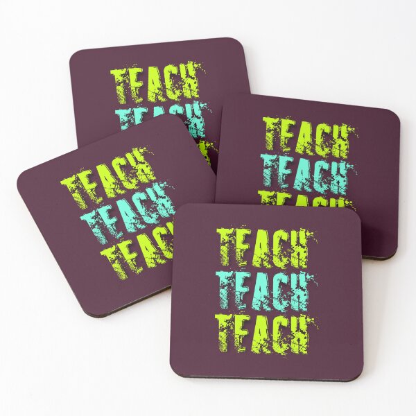 Item preview, Teacher Things : Teach Teach Teach Neon  designed and sold by catchyology.