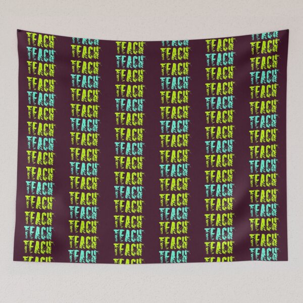 Item preview, Teacher Things : Teach Teach Teach Neon  designed and sold by catchyology.