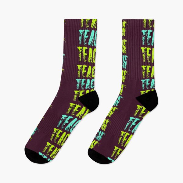 Item preview, Teacher Things : Teach Teach Teach Neon  designed and sold by catchyology.