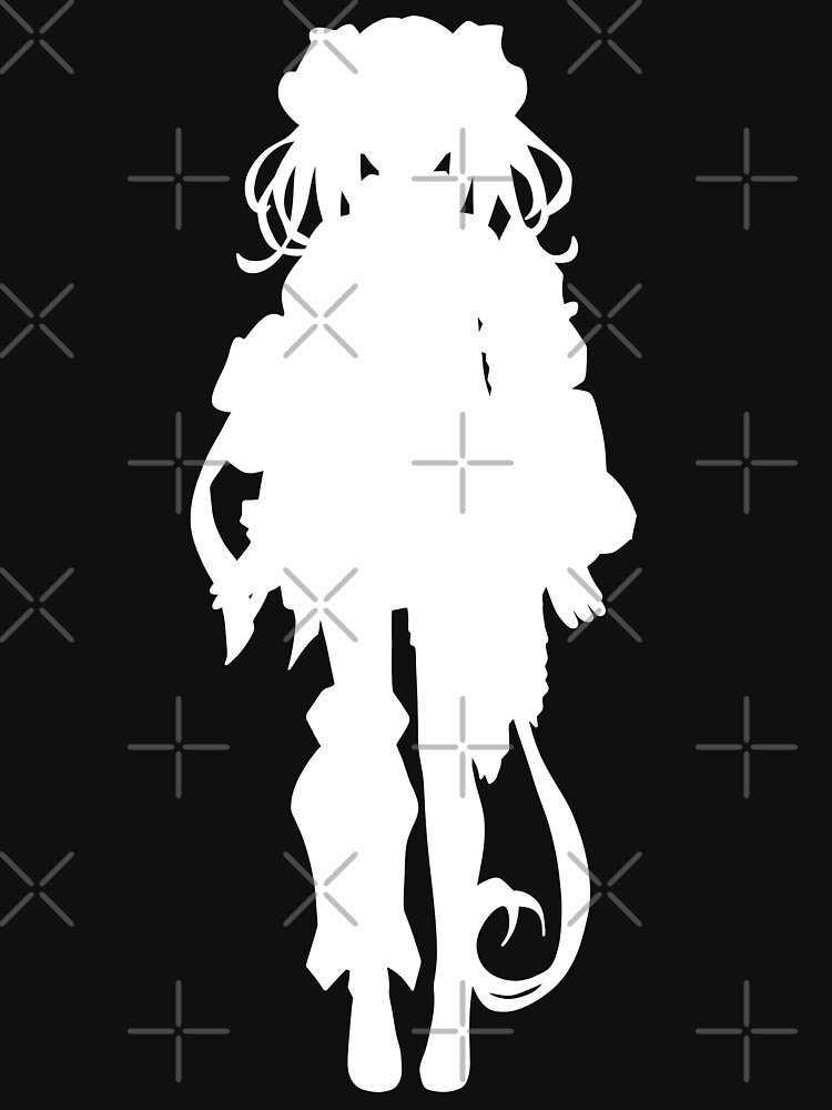 Silhouette of Antilene or Zesshi Zetsumei from Overlord Anime Show  Essential T-Shirt for Sale by Animangapoi