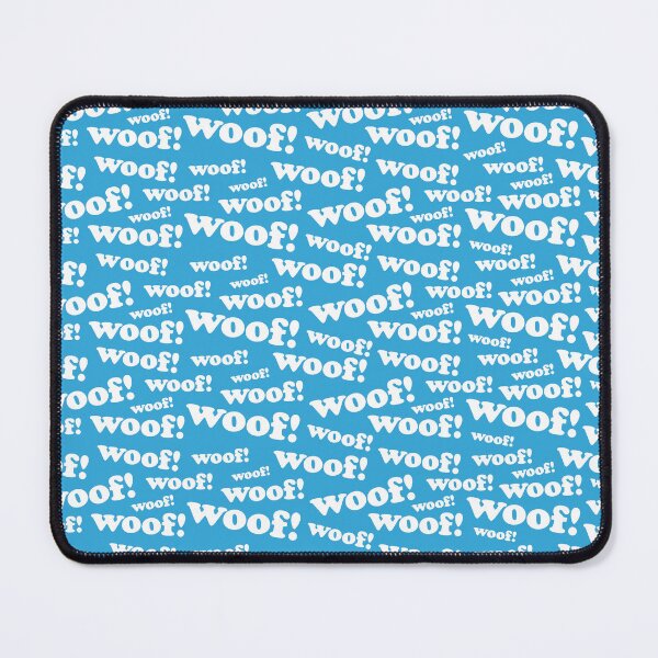 Item preview, Adorabe Woof White Text Pattern for Dog Lovers designed and sold by SpikyHarold.