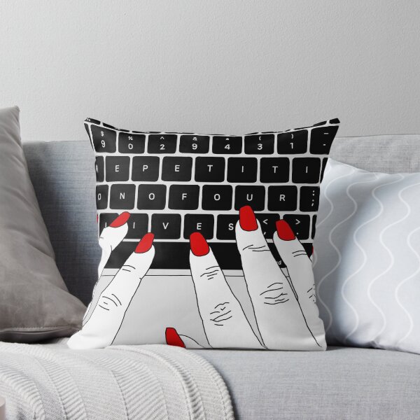 Item preview, Laptop Keyboard Line Drawing designed and sold by collection-37.