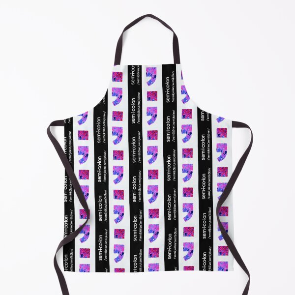 Item preview, Semicolon word and symbol pink purple paint designed and sold by Grey Robinson.