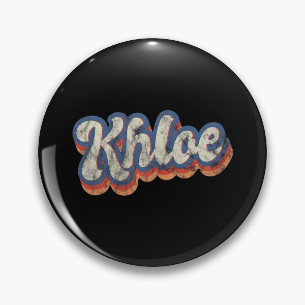 Item preview, Khloe Personalized Name Custom Lettering 70's designed and sold by Nicholaswikstro.