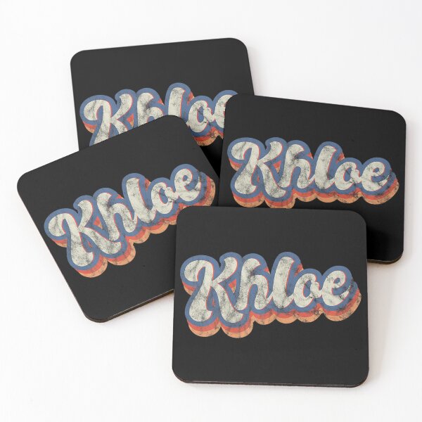 Item preview, Khloe Personalized Name Custom Lettering 70's designed and sold by Nicholaswikstro.
