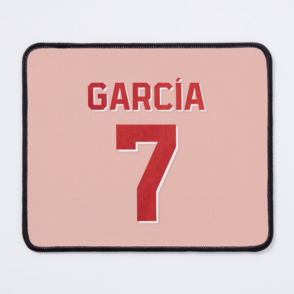 Artikelvorschau, Lupe García Spielernummer (Eine Liga für sich) entworfen und verkauft von RainbowCraft.