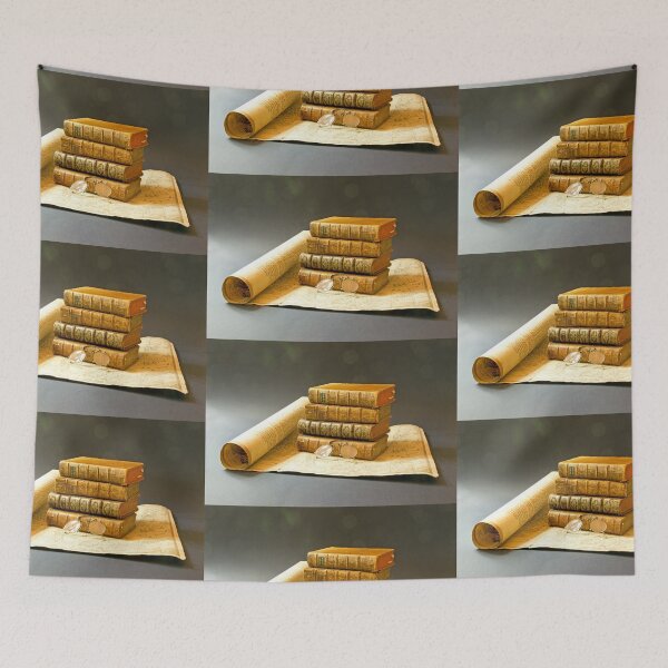 Item preview, Map and antique books. designed and sold by Véronique Lestoquoy.