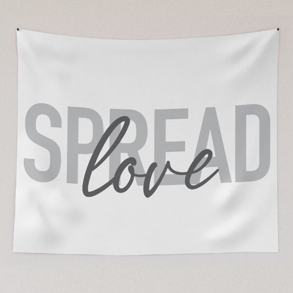 Item preview, Modern, simple, cool typography of Spread Love designed and sold by theendup.