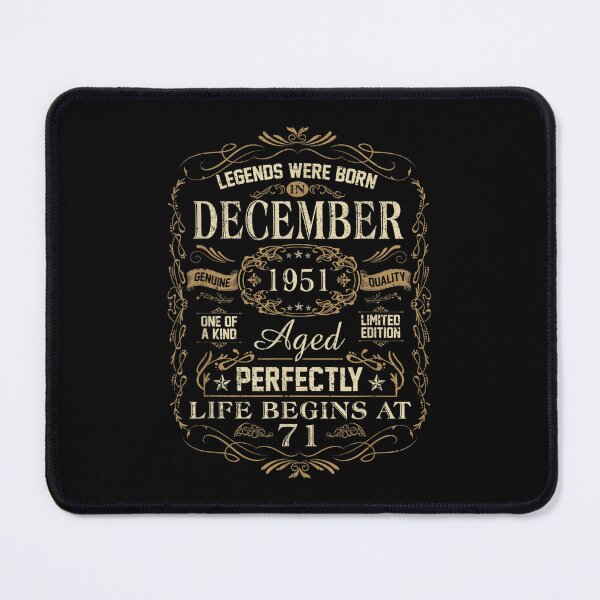 Item preview, 71th Birthday Legends Were Born In December 1951 designed and sold by Odertwahlgren.