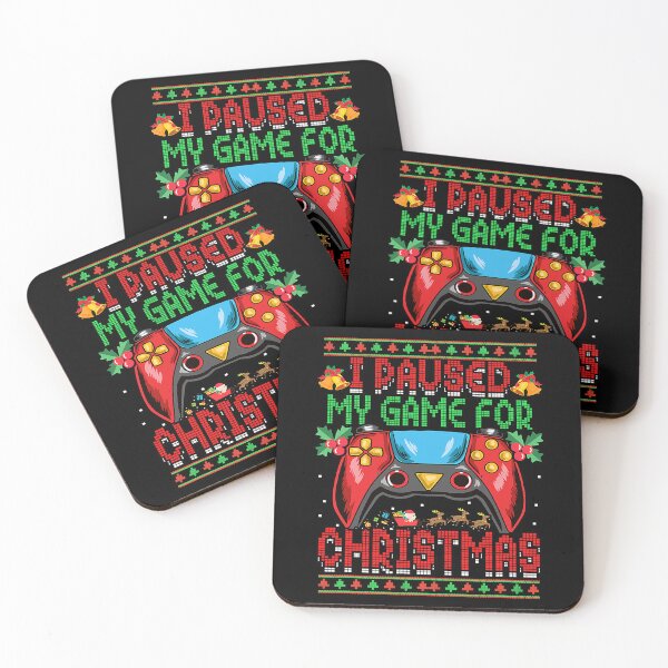 Item preview, Game I Paused My Game For Christmas Ugly Sweater Gamer 258 designed and sold by Lester40.