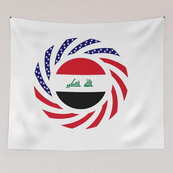 Item preview, Iraqi American Multinational Patriot Flag Series designed and sold by Carbon-Fibre Media.