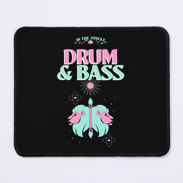 Item preview, Drum and Bass in the jungle space lion  designed and sold by Discothreadz.