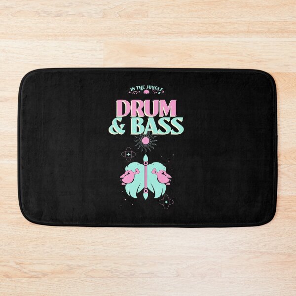 Item preview, Drum and Bass in the jungle space lion  designed and sold by Discothreadz.