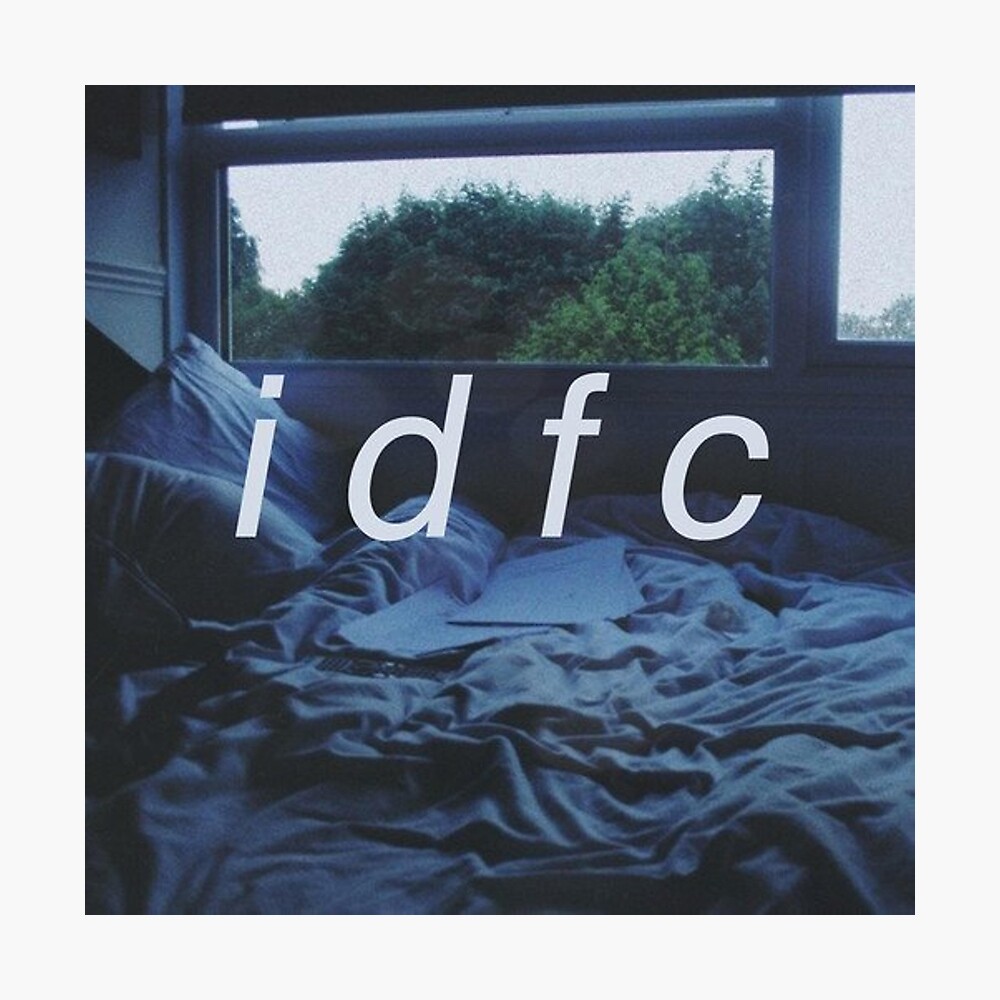 Idfc Poster By Artarf Redbubble - idfc blackbear clean roblox id