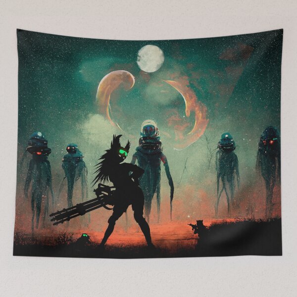 Item preview, Monsters Control 3. Girls and Guns. designed and sold by tabemisa.