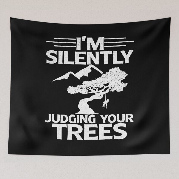 Item preview, Funny I'm Silently Judging Your Trees Arborist Lumberjack designed and sold by rifatart.