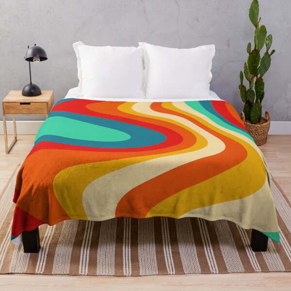 Item preview, Mod Wavy Colorful Stripes designed and sold by meggydesigns.