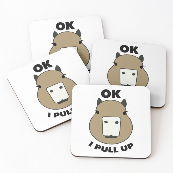 Item preview, Illustrated capybara ok i pull up meme designed and sold by ItsMemeMachine.