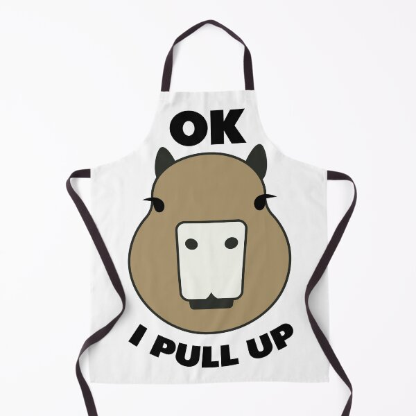 Item preview, Illustrated capybara ok i pull up meme designed and sold by ItsMemeMachine.