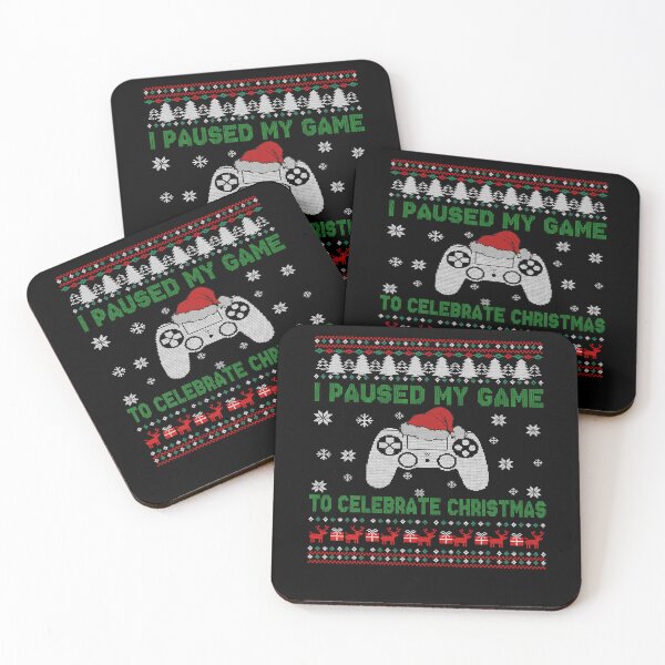 Item preview, Game I Paused My Game To Celebrate Christmas Ugly Sweater Gamer 379 designed and sold by Lester40.