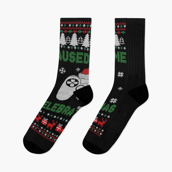 Item preview, Game I Paused My Game To Celebrate Christmas Ugly Sweater Gamer 379 designed and sold by Lester40.