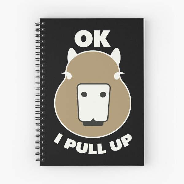 Item preview, Illustrated capybara ok i pull up meme designed and sold by ItsMemeMachine.