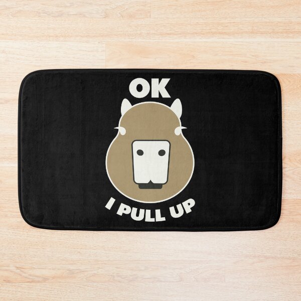Item preview, Illustrated capybara ok i pull up meme designed and sold by ItsMemeMachine.