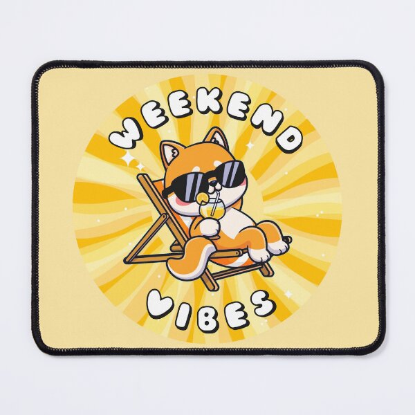 Item preview, Weekend Vibes Shiba Inu designed and sold by everything4eva.