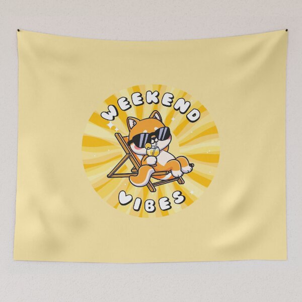 Item preview, Weekend Vibes Shiba Inu designed and sold by everything4eva.