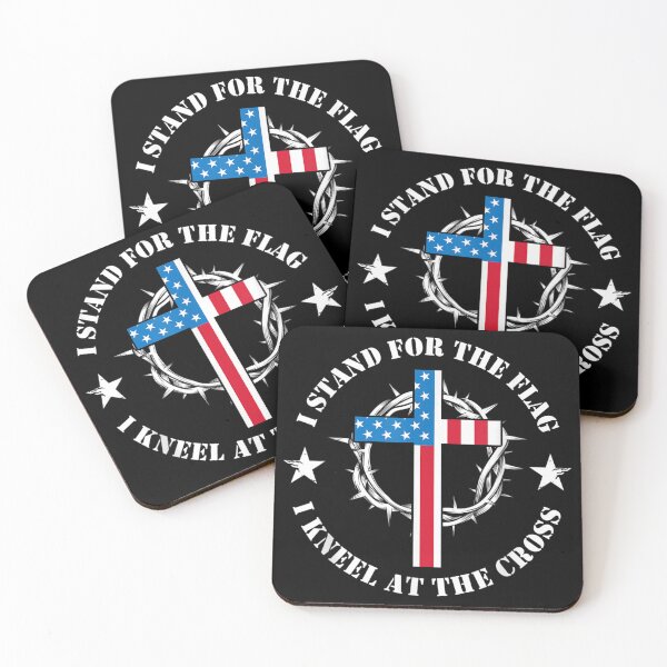 Item preview, I Stand For The Flag I Kneel At The Cross designed and sold by Nicholaswikstro.
